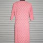 Block Shop Pink Floral And Geometric Design Cotton Hand Block Print Kurta