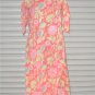 Pink And Green Geometric Patterns Hand Block Print Floral Kurta For Women