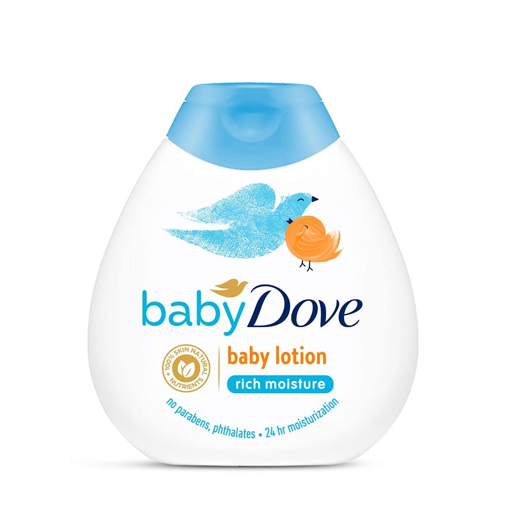 Dove Rich Moisture Nourishing Baby Lotion -24 Hr Moisturisation, 400 ml