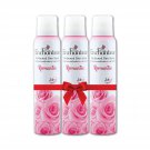 Enchanteur Romantic Perfumed Deo Spray for Women French Perfume, 150 ml (Pack of 3)
