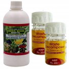 Waste Decomposer NCOF Pack of 2 Bottles (30ml Each)with 100 ml Organic Cold Press Neem Oil