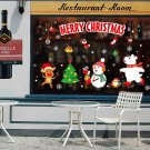 Merry Christmas Window Clings Decal Snowman and Wall Stickers Christmas Decorations