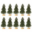 Christmas Tree: 10 Pcs Small Artificial Christmas Pine Trees for Table Miniature Christmas Tree