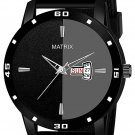 Men's & Boy's Watch (Black Dial, Black Colored Strap) Matrix Analog