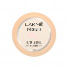 Lakme Peach Milk Ultra Light Gel, Lightweight, Non sticky Mositure for 24hrs,150 gm