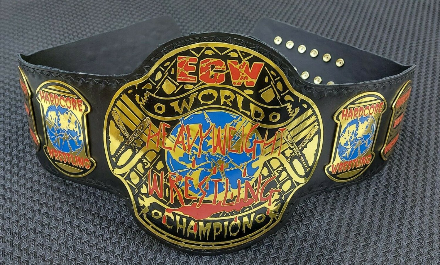 ECW World Heavyweight Wrestling Champion Belt Adult Size