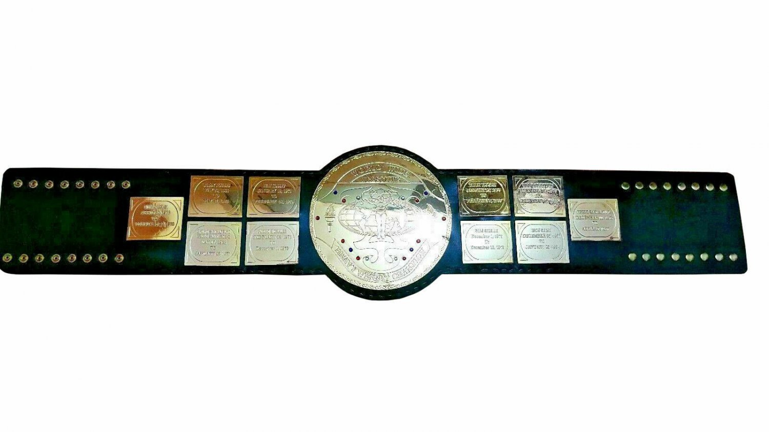 BIG GREEN World Wide Wrestling Heavyweight Champion Belt Adult size fans gift