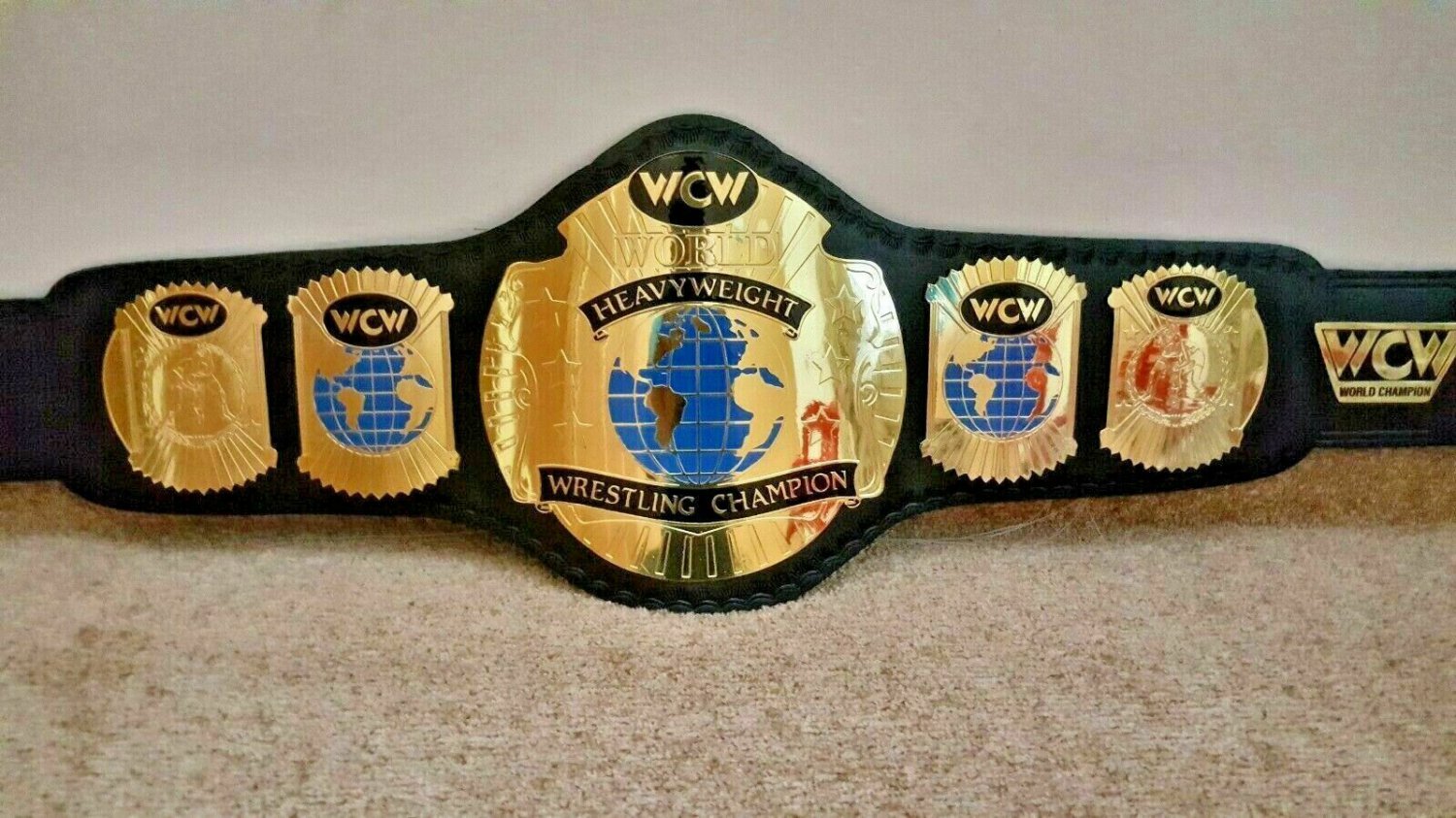 WCW World Heavyweight Wrestling Championship Belt.Adult Size.