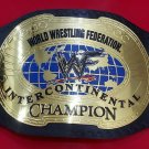 WWF OVAL INTERCONTINENTAL WORLD WRESTLING CHAMPION BELT 2MM BRASS