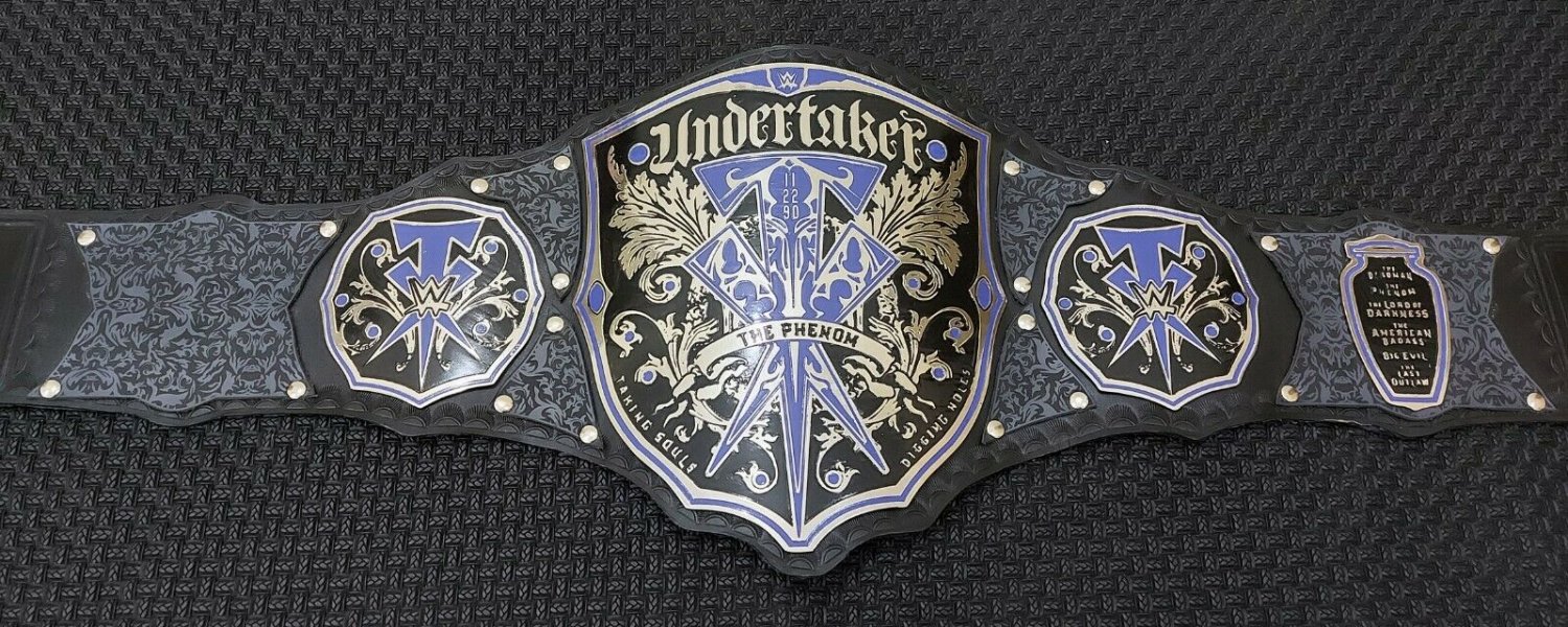 UNDERTAKER THE PHENOM TITLE WRESTLING CHAMPIONSHIP BELT BRASS 2MM