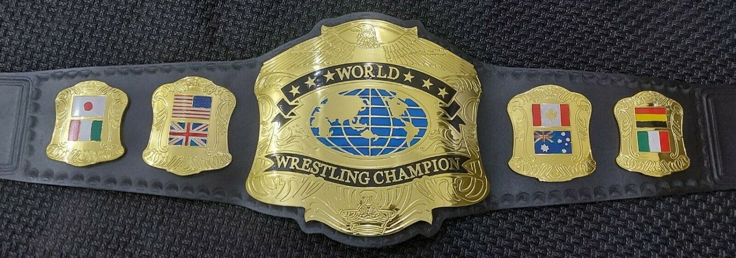 Premier world championship wrestling belt mega deluxe