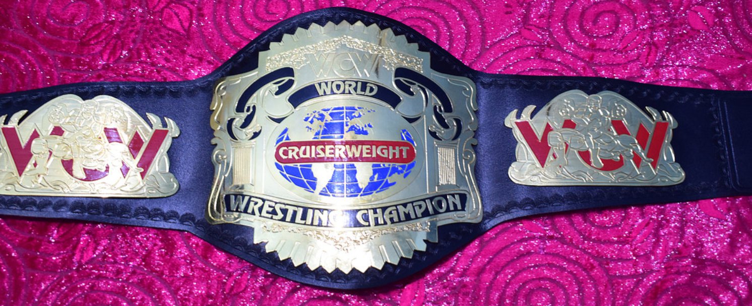 WCW Cruiserweight World Wrestling Championship Belt Adult Size
