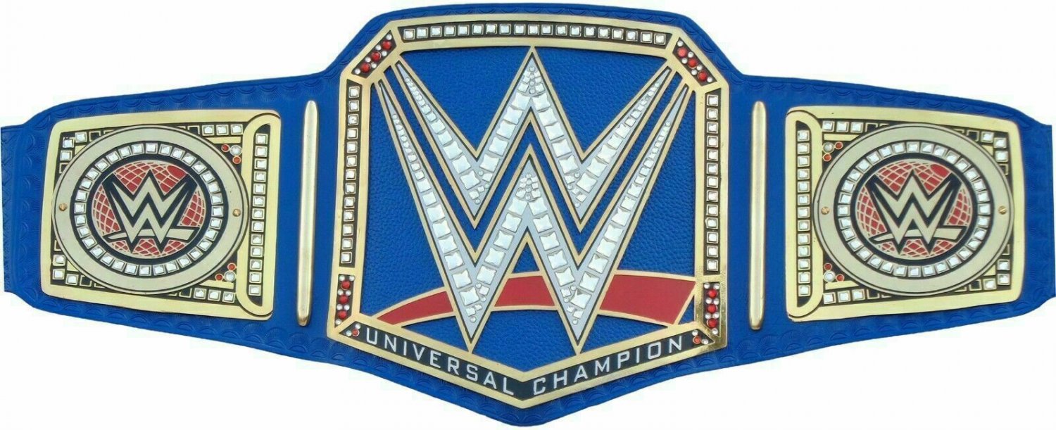 "NEW" WWE Universal Championship Title Belt blue Leather strap