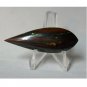 tiger iron cabochon, 51 X 19mm freeform drop