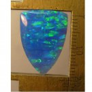 Blue lab created opal cabochon, 20X14.5mm shield Blue lab created opal cabochon, 20X14.5mm shield