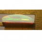 White lab created opal cabochon, 16.5X9mm freeform rectangle
