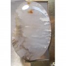 Plume agate cabochon, 51X33.5mm oval