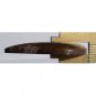 Fossil palm root cabochon, 44X24mm freeform