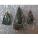 Rainbow Calsilica cabochon 3 piece set