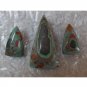 Rainbow Calsilica cabochon 3 piece set