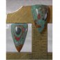 Rainbow Calsilica cabochon 3 piece set