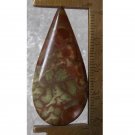 Spiderweb jasper cabochon, 42X20mm drop