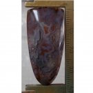 Unknown plume agate cabochon, 39X19mm tongue