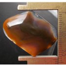 Agate cabochon, 27.5X23mm freeform