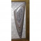 Fordite cabochon, 46X14mm freeform drop
