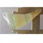 Rainbow fluorite cabochon, 40X16mm freeform sail