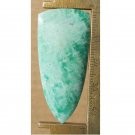 Amazonite cabochon, 47.5X21.5mm freeform