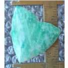 Amazonite cabochon, 32X32mm freeform