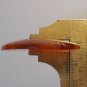Carnelian agate cabochon, 47X21mm freeform