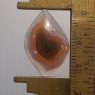 laguna agate cabochon, 25X16.5mm freeform