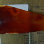 Carnelian agate cabochon, 46.5X15mm freeform