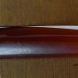Carnelian agate cabochon, 46.5X15mm freeform