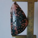 Ocean jasper cabochon, 44.5X21mm freeform