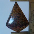 Jasper with psilomelane dendrites, 33X24.5mm freeform drop Jasper with psilomelane dendrites, 33X24.5mm freeform drop