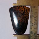 Jasper with psilomelane dendrites, 34.5X24.5mm tongue Jasper with psilomelane dendrites, 34.5X24.5mm tongue
