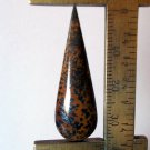 Jasper with psilomelane dendrites, 37X12mm drop