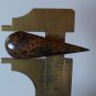 Jasper with psilomelane dendrites, 37X12mm drop
