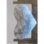 Howlite cabochon, 38X24.5mm wide heart