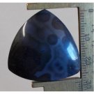 Agate cabochon, 28.5X28.5mm triangle