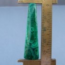 Malachite cabochon, 47.8X13.2mm freeform drop