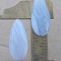 blue lace agate , 3 piece drop cut set