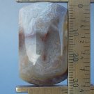 Crazy lace agate cabochon, 32.7X19mm freeform rectangle