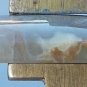 Crazy lace agate cabochon, 32.7X19mm freeform rectangle