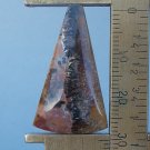 lacy agate cabochon, 30X17.8mm fan drop lacy agate cabochon, 30X17.8mm fan drop