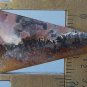 lacy agate cabochon, 30X17.8mm fan drop