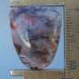 grave yard plume agate cabochon, 23.4X18.9mm tongue